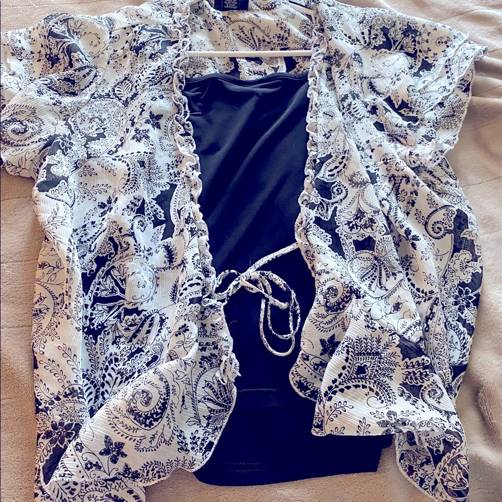 2 piece blouse for dressy or casual